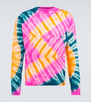 Zig dyed cashmere sweater | The Elder Statesman