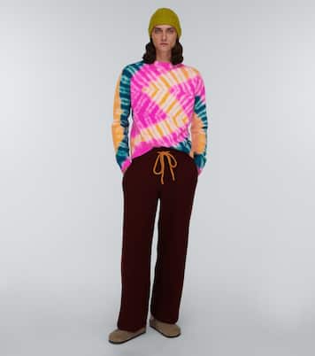 Zig dyed cashmere sweater | The Elder Statesman