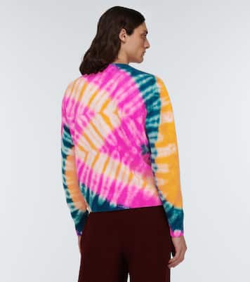 Zig dyed cashmere sweater | The Elder Statesman