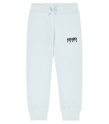Logo cotton jersey sweatpants | Kenzo Kids