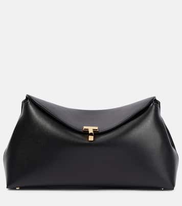 T-Lock Small leather clutch | Toteme
