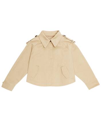 Cotton gabardine jacket | Brunello Cucinelli Kids