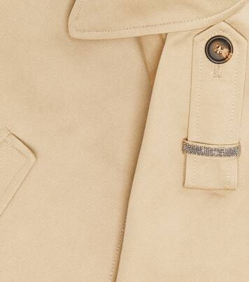 Cotton gabardine jacket | Brunello Cucinelli Kids