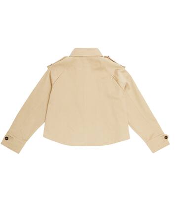 Cotton gabardine jacket | Brunello Cucinelli Kids