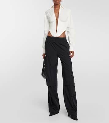 Top Corset aus einem Baumwollgemisch | Dion Lee