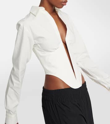 Top Corset aus einem Baumwollgemisch | Dion Lee