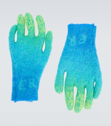 Gestrickte Handschuhe aus Mohairgemisch | ERL