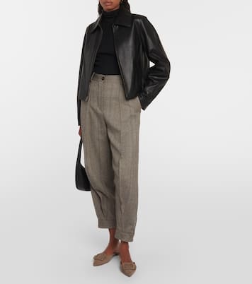 Slippers Maysale aus Veloursleder | Manolo Blahnik