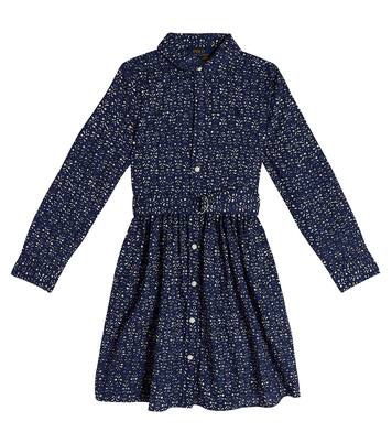 Floral cotton shirt dress | Polo Ralph Lauren Kids