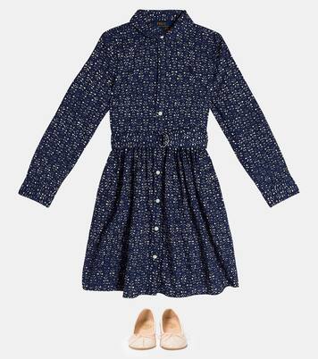 Floral cotton shirt dress | Polo Ralph Lauren Kids