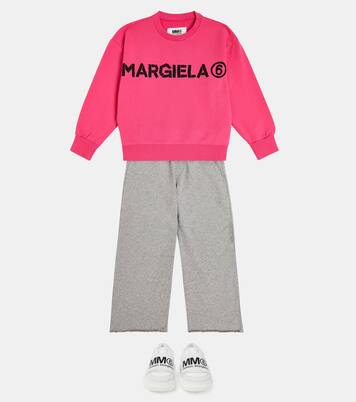 Sweat-shirt en coton à logo | MM6 Maison Margiela Kids