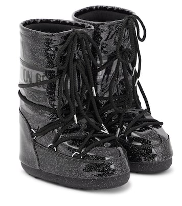 Icon Glitter rubber snow boots | Moon Boot Kids
