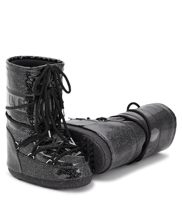 Icon Glitter rubber snow boots | Moon Boot Kids