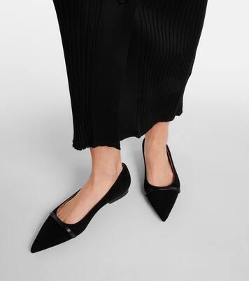 Jhene leather ballet flats | Malone Souliers