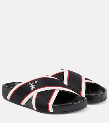 Hot Cross Bizz ribbon sandals | Christian Louboutin