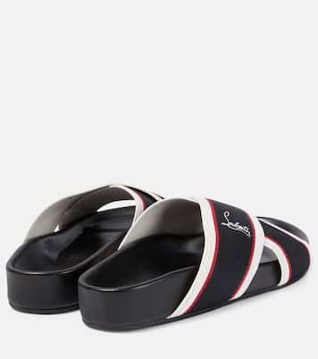 Hot Cross Bizz ribbon sandals | Christian Louboutin