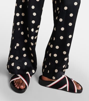 Hot Cross Bizz ribbon sandals | Christian Louboutin