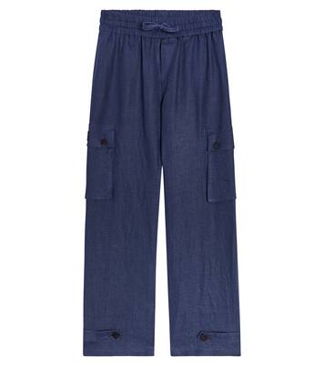 Linen cargo pants | Dolce&Gabbana Kids