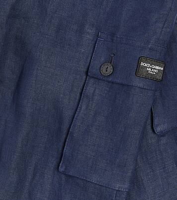 Linen cargo pants | Dolce&Gabbana Kids