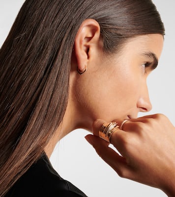 Antifer 18kt rose gold single earring with diamonds | Repossi