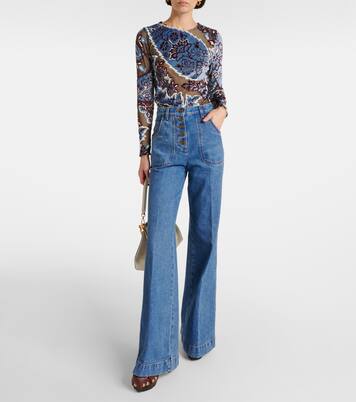 High-Rise Flared Jeans | Etro