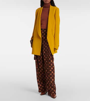 Bedruckte Cargohose aus Seide | Dries Van Noten