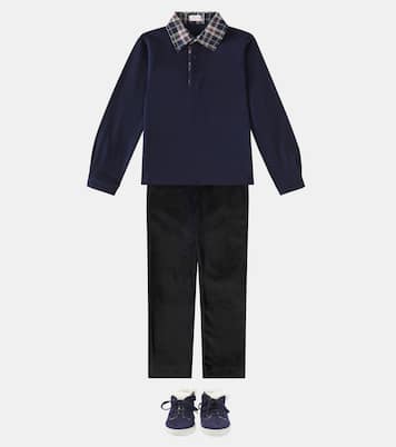 Pantalon droit Elio en velours de coton | La Coqueta