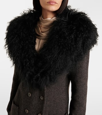 Abrigo de cachemir con borrego | Magda Butrym