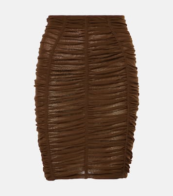 High-Rise-Minirock aus Jersey | The Attico