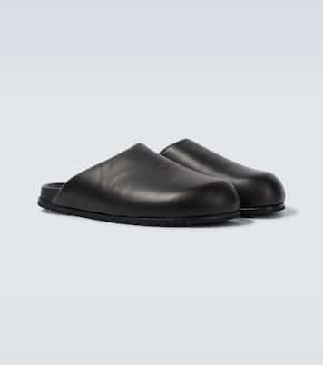Granola leather mules | Rick Owens
