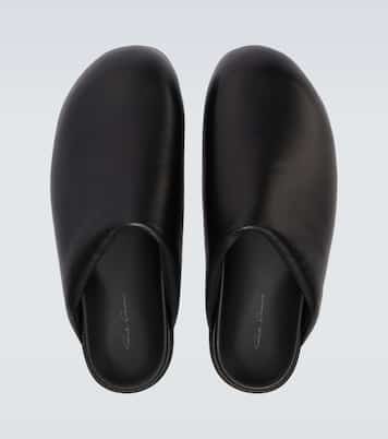 Granola leather mules | Rick Owens