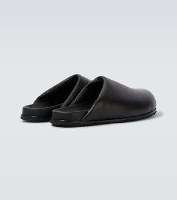 Granola leather mules | Rick Owens