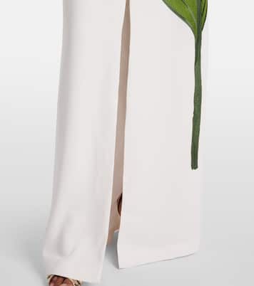 Robe longue Jennis en crêpe | Costarellos