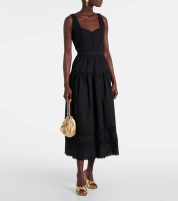 Midikleid Isadora aus Baumwollpopeline | Ulla Johnson