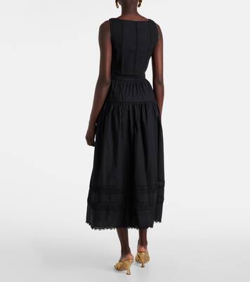 Midikleid Isadora aus Baumwollpopeline | Ulla Johnson