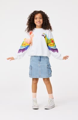 Marge printed cotton jersey sweatshirt | Molo