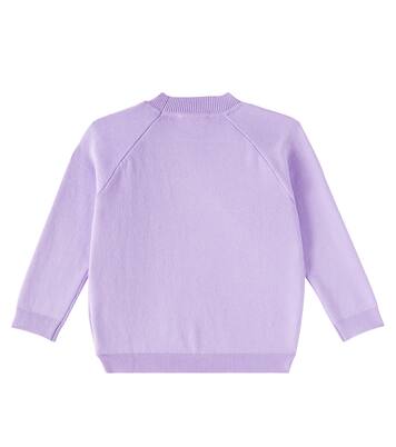 Embroidered cotton jersey sweatshirt | Stella McCartney Kids
