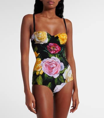 Floral printed swimsuit | Dolce&Gabbana