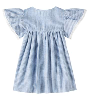 Morlina striped linen and cotton dress | Louise Misha