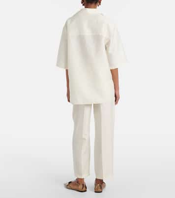 Polo Osiride en mezcla de lino y seda | Max Mara