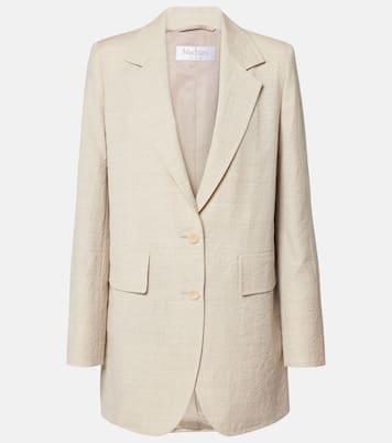 Blazer de lana de botonadura simple | Max Mara