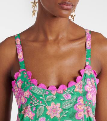 Robe longue en coton imprimé | Juliet Dunn