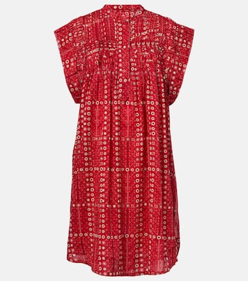 Vestido corto Leazali de algodón estampado | Marant Etoile