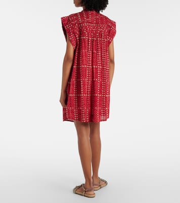 Vestido corto Leazali de algodón estampado | Marant Etoile