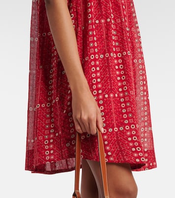 Vestido corto Leazali de algodón estampado | Marant Etoile