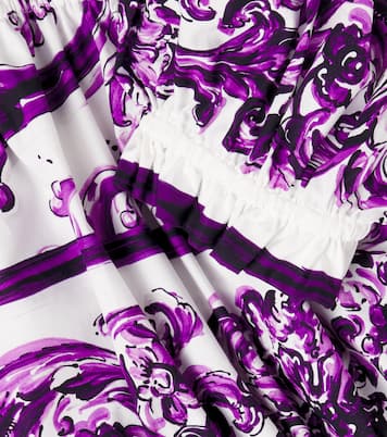 Top Majolica de popelín de algodón | Dolce&Gabbana Kids