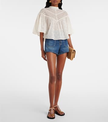 High-Rise Jeansshorts Harley | Nili Lotan