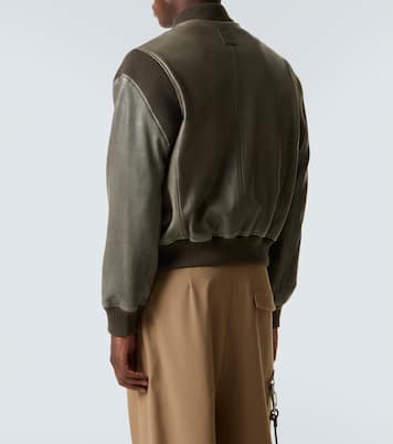 Leather bomber jacket | Loewe
