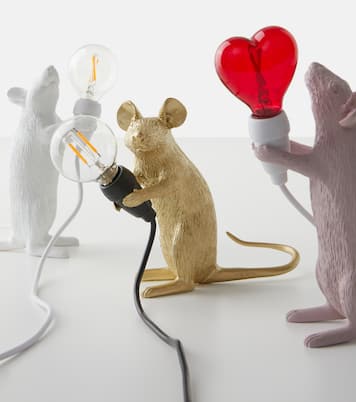 Lampe d’appoint Mouse par Marcantonio Raimondi Malerba, prises EU et USB | Seletti