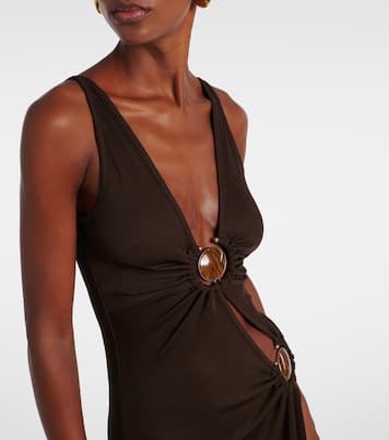 Verziertes Midikleid Cascade | Christopher Esber